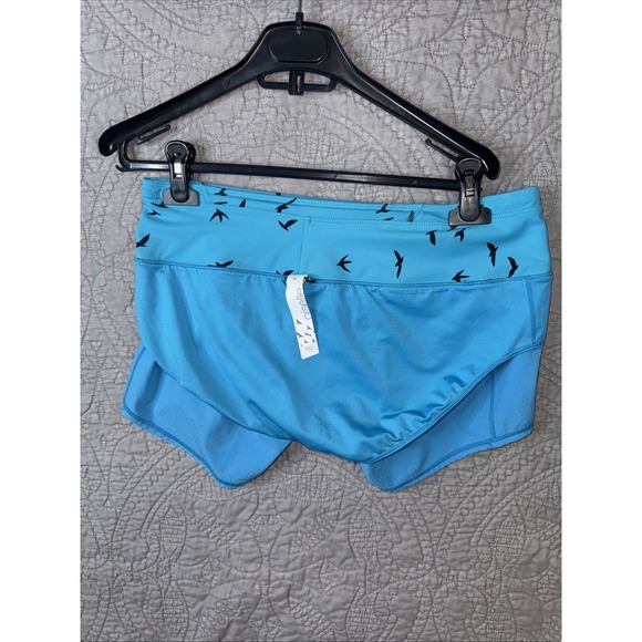 NWOT Oiselle 4" Roga Shorts - Size 6-Robin Blue - Running By and For Women - Picture 3 of 14